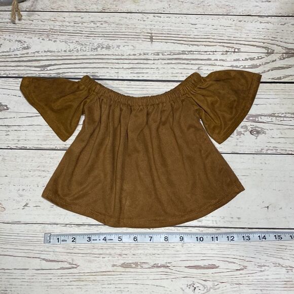 Infant Hobo Hip Set / Striped Bellbottoms with off shoulder Top - Picture 7 of 8